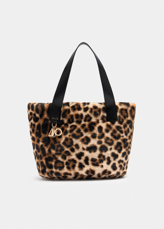Liu Jo Borsa hobo grande in pelliccia sintetica
