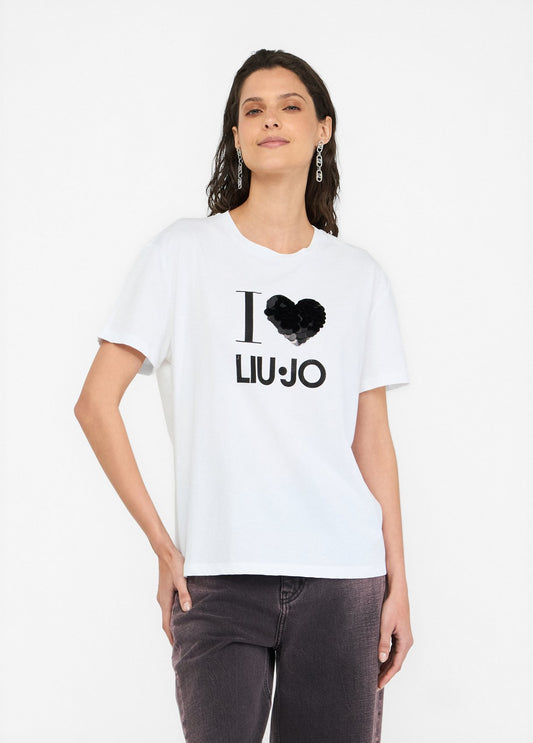 Liu Jo T-shirt con applicazioni