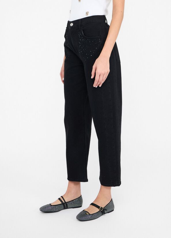 Liu Jo Jeans boyfriend con strass