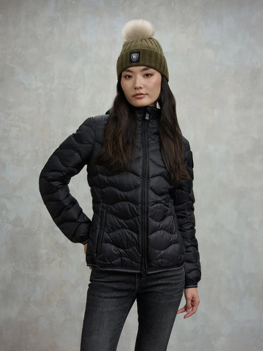 Blauer PIUMINO AD ONDE CAMELIA nero