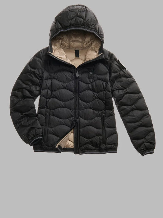 Blauer PIUMINO AD ONDE CAMELIA nero