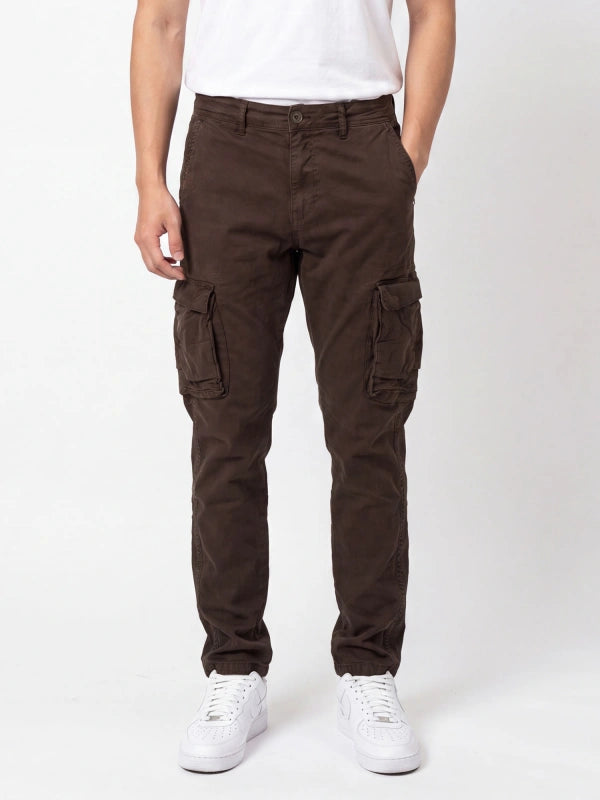 Berna uomo Pantalone cargo con orli effetto used