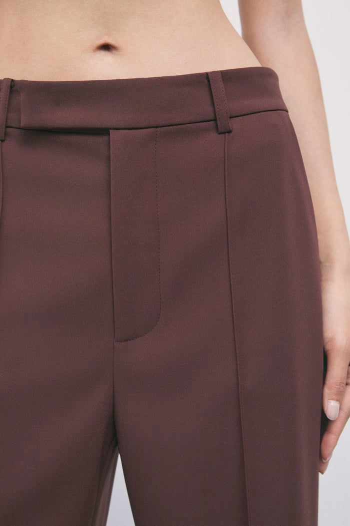 Patrizia Pepe Pantaloni sartoriali wide leg a vita bassa