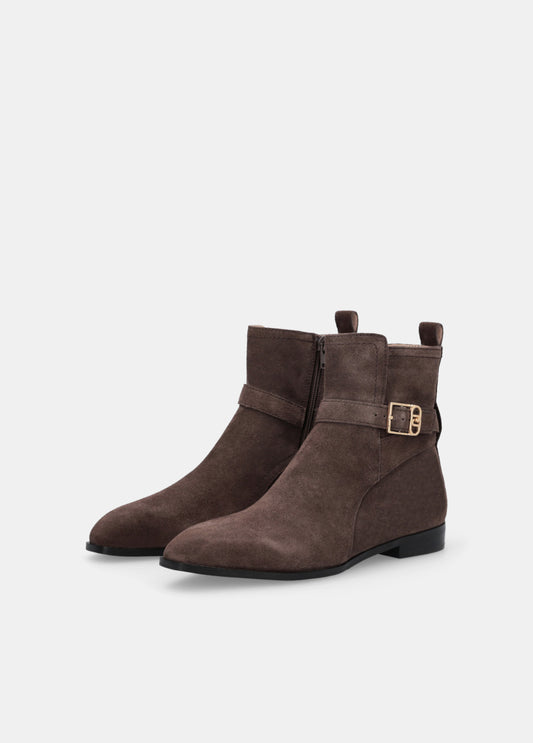 Liu Jo Stivaletto in Suede Ebano Liz 01
