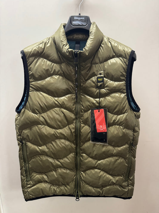 Blauer Smanicato Imbottito Ovatta Verde
