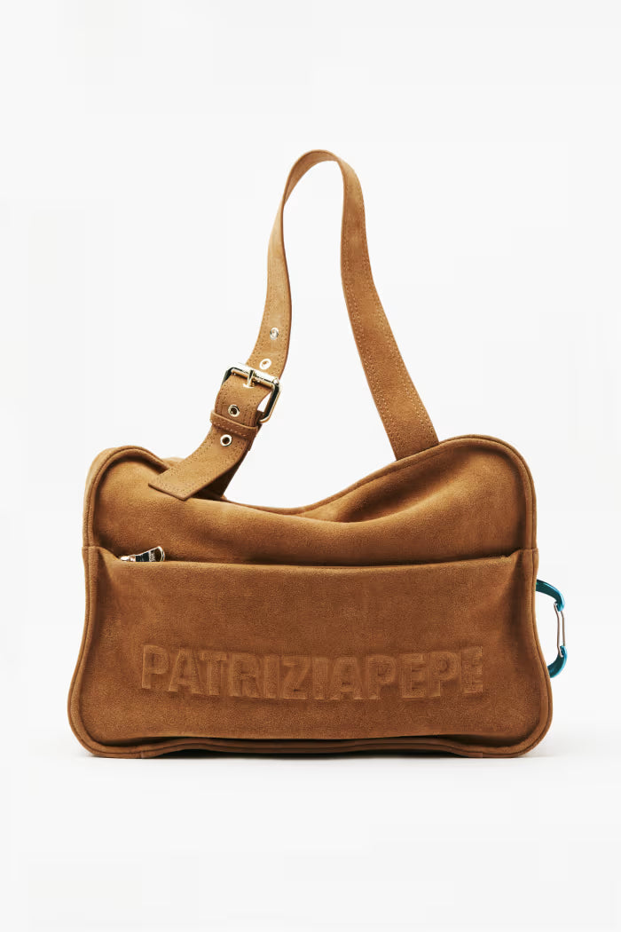 Patrizia Pepe Borsa Shopping (IM)PERFECTION in suede
