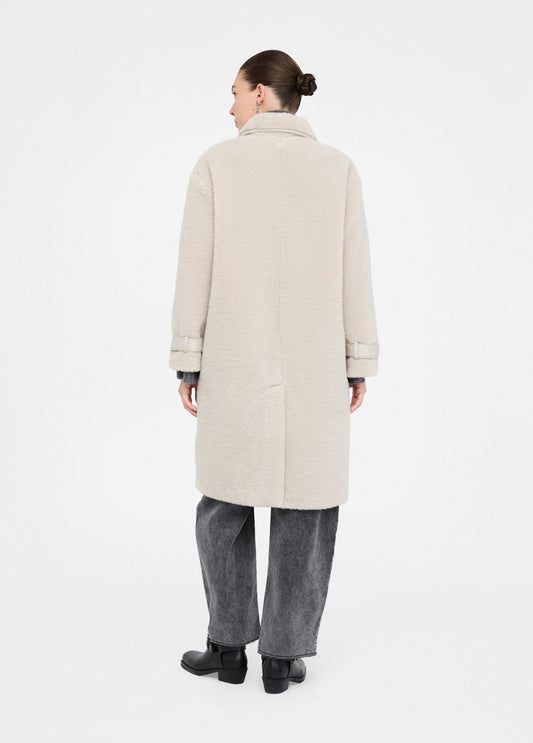 Liu Jo Cappotto in tessuto teddy