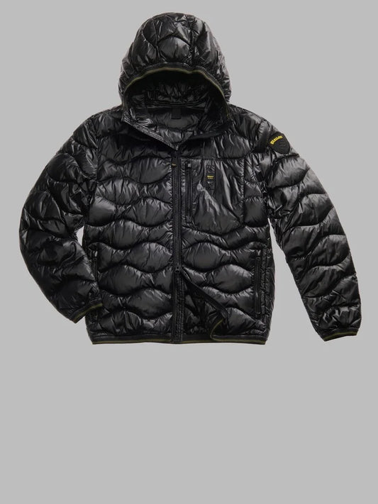 Blauer PIUMINO AD ONDE WAVE nero